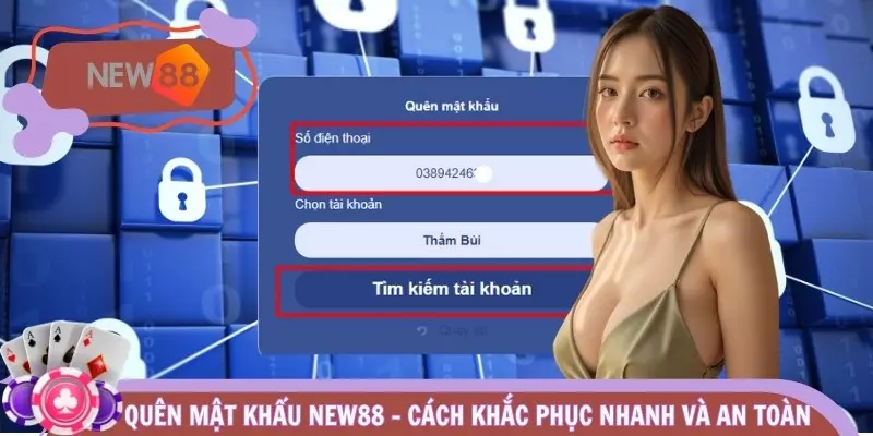 Quên mật khẩu NEW88