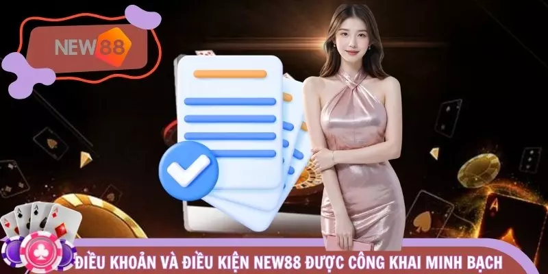 Điều khoản và điều kiện NEW88 được công khai minh bạch