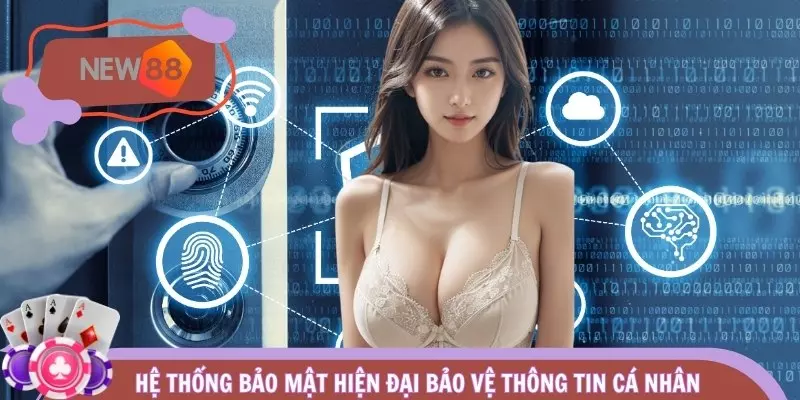 Hệ thống bảo mật hiện đại bảo vệ thông tin cá nhân tại NEW88