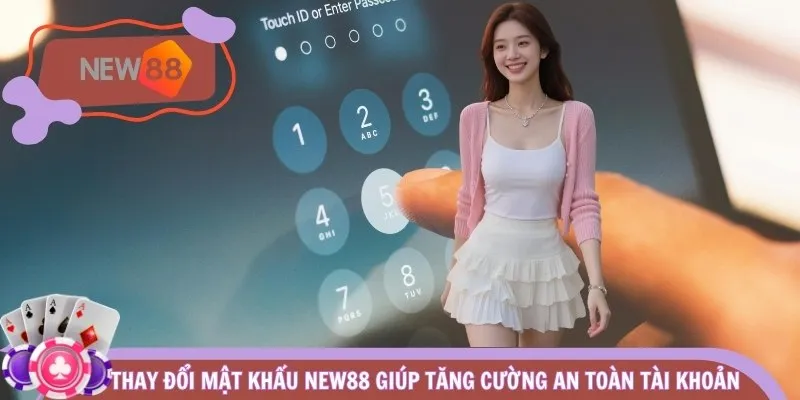 Thay đổi mật khẩu NEW88 giúp tăng cường an toàn tài khoản